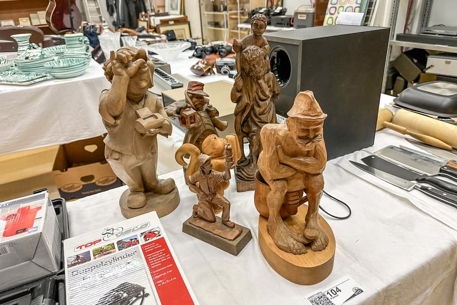 6 Holzfiguren